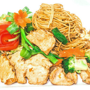 35. Eggnudler med grønnsaker