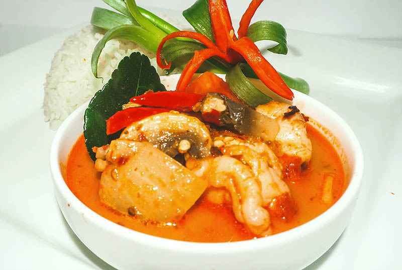 19. Tom Yum suppe