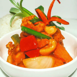 23. Kjøtt i mangosaus